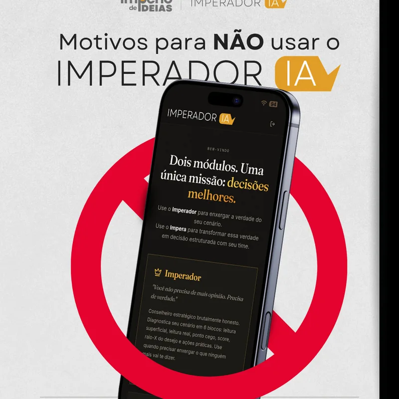 Publicação Instagram Império de Ideias 7